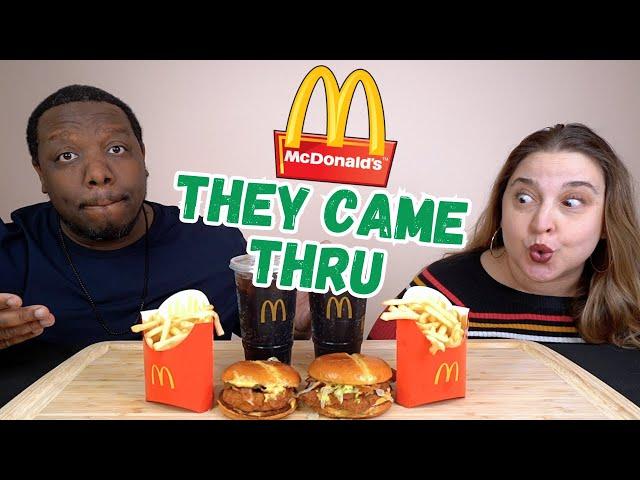 Trying McDonald's NEW Bacon Cajun Ranch McCrispy! [Food Review]