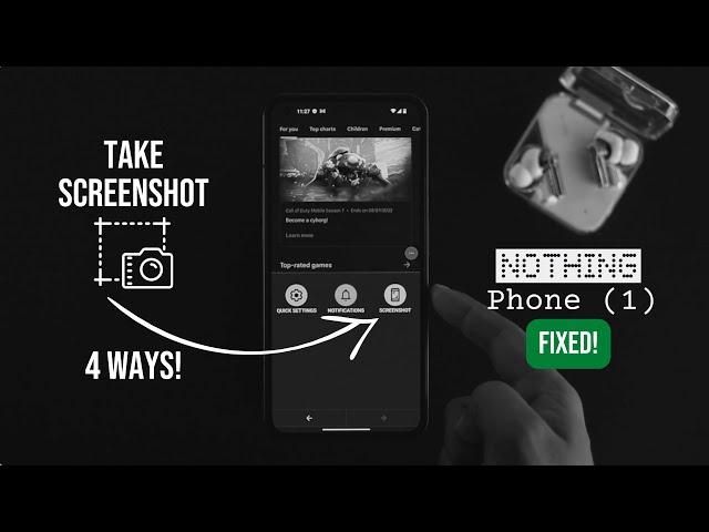 How To Take Screenshot in Nothing Phone 1 [Full Page]