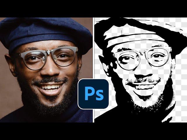 Foto in Vektorgrafik umwandeln | Photoshop Tutorial Deutsch