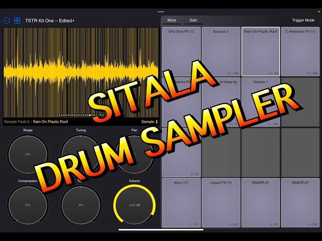 SITALA 16 Pad Drum Sampler - This App Has a Super Power - Tutorial for the iPad