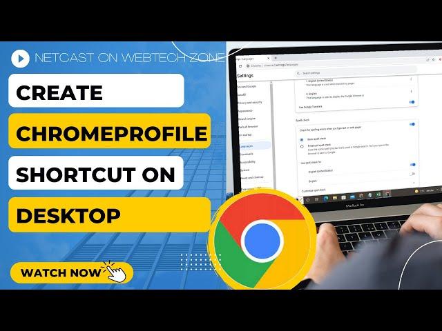 Create Chrome Profile Shortcut On Desktop | Create a Shortcut to a Specific Chrome User Profile