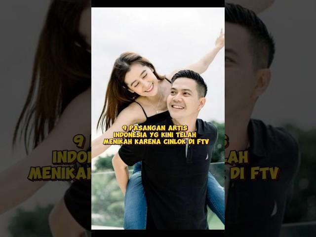 9 pasangan artis indonesia yg kini menikah kerena cinlok di ftv #shortvideo #artis #berita #gosip