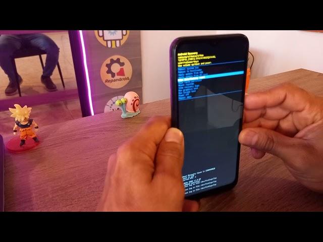 hard reset Samsung A12 factory reset con recovery