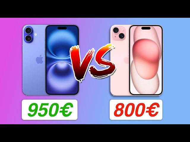 Sei nicht dumm! - iPhone 16 VS iPhone 15 (Vergleich)