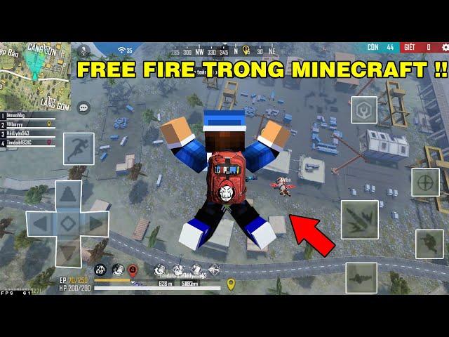 Mình Đã Chống Lại Đại Dịch Zombie | Bằng Những Vũ Khí Free Fire | TRONG MINECRAFT PE..!!