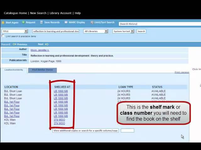 How to Find Books  in the Brynmor Jones Library, University of Hull