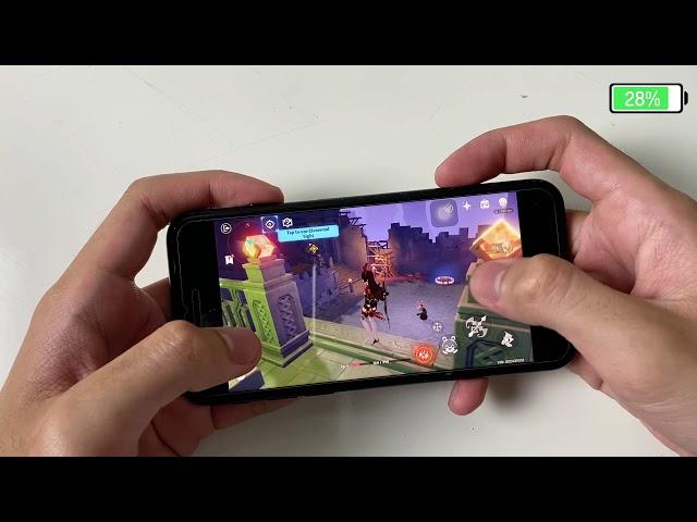 iPhone 7 Test Game Genshin Impact RAM 2GB | Apple A10 Fusion, Battery Drain Test