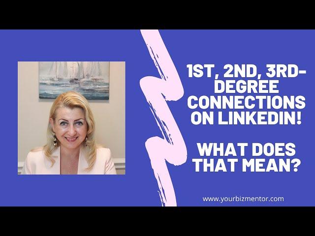 What does 1st 2nd 3rd degree  connections on LinkedIn mean - LinkedIn 2021 explained