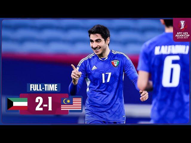 Full Match | AFC U23 Asian Cup Qatar 2024™ | Group D | Kuwait vs Malaysia