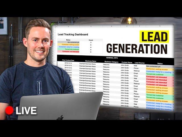 LIVE Sales & Lead Generation For Filmmakers