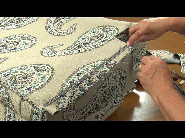 Upholstery Tack Strip Demo - How to Use