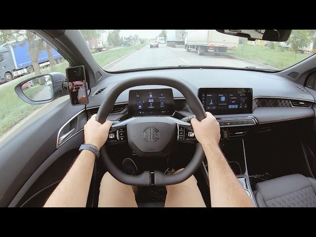 New MG3 Full Hybrid+ 2024 (1.5l 194 hp) POV Test Drive