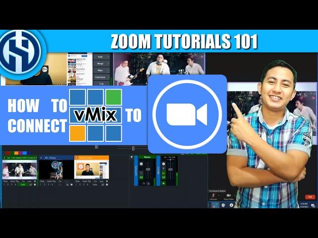 ZOOM: HOW TO CONNECT VMIX APP AS YOUR MAIN SOURCE OF DISPLAY IN  ZOOM