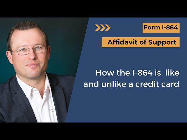 Here's how Affidavit of Support is like (and unlike) cedit card debt