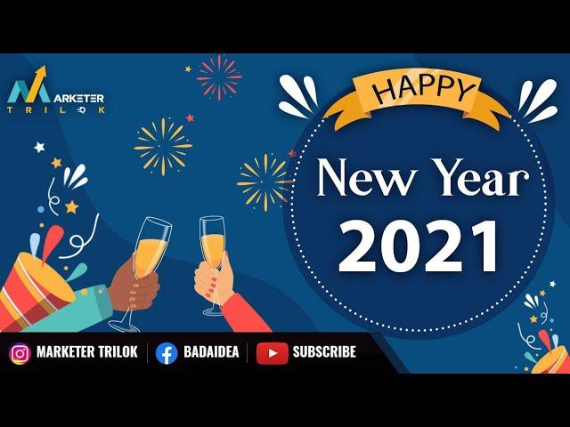 Marketer Trilok Wishing You Happy New Year | Sales | Marketing | Technology |