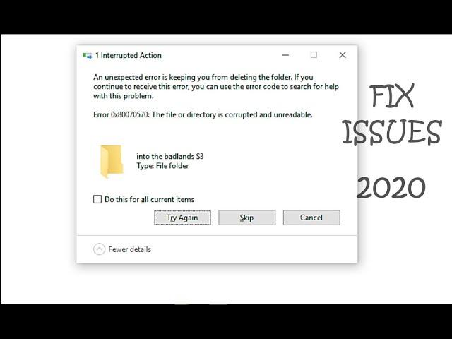 How to Delete Corrupted files in Windows!