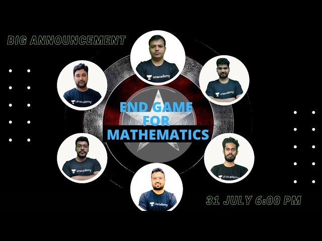 End Game For MATHEMATICS I Announcement Session | By Planet GATE Team