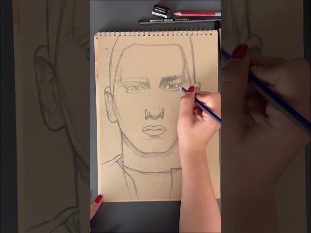 Draw Eminem #sketch #drawing #art #creative #artist #diy #eminem #how #turorial #draw #painting #yt