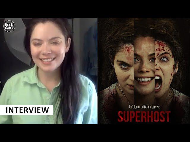 Superhost - Gracie Gillam on her dark & bloody horror film with genre icon Barbara Crampton