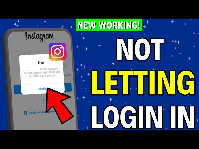 FIX Instagram Not Letting You Login (2024)