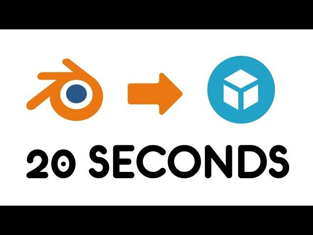 Blender to Sketchfab in 20 SECONDS