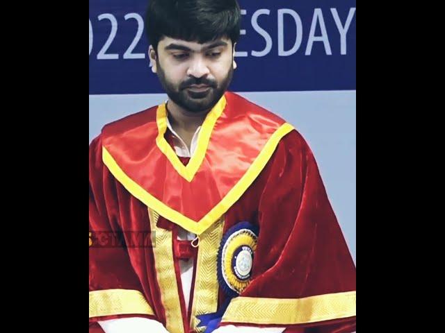 STR Doctorate for Silambarasan TR from Vels University | Simbu latest news tamil