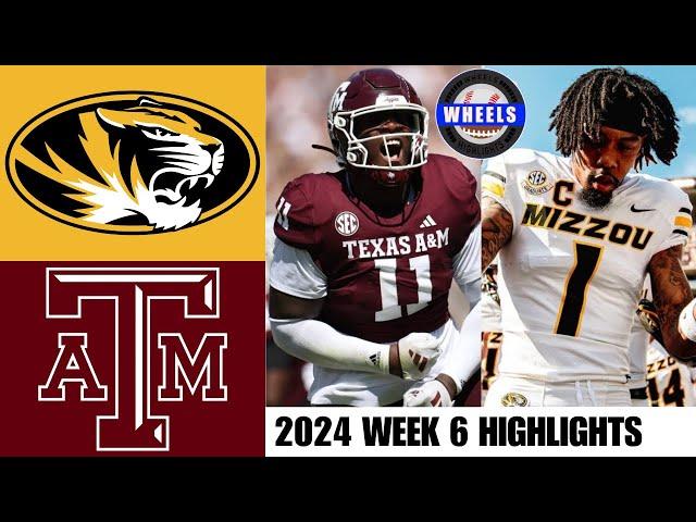 #9 Missouri vs #25 Texas A&M | Full Game Highlights | 2024 College Football Highlights