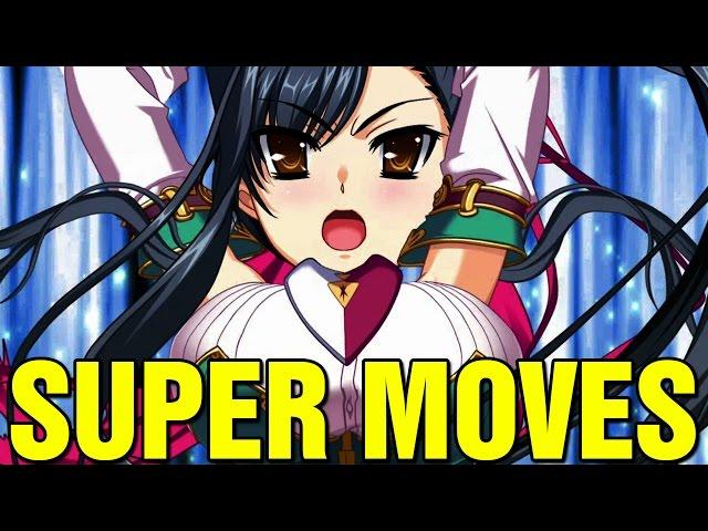 Koihime Enbu All Super Hyper Moves Desperation Attacks 2D Anime Female Fighting Game Steam