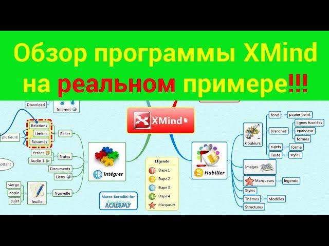 Обзор программы XMind на реальном примере