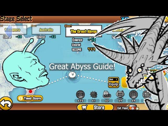 The Great Abyss Chapter 1 Guide! (Battle Cats Walk Through Part 2)