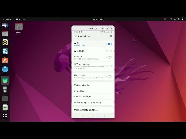 how to screencast android in ubuntu 22.04 wirelessly