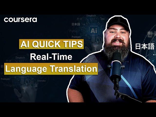 AI Quick Tip: Real-Time Language Translation