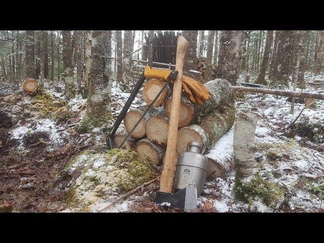 Agawa Canyon Boreal 21 Folding Saw Review & Processing Wood #bushcraft