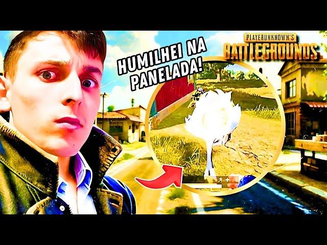 HUMILHEI ESSE CARA NA PANELADA NO FINAL DESSA PARTIDA DE PUBG!!