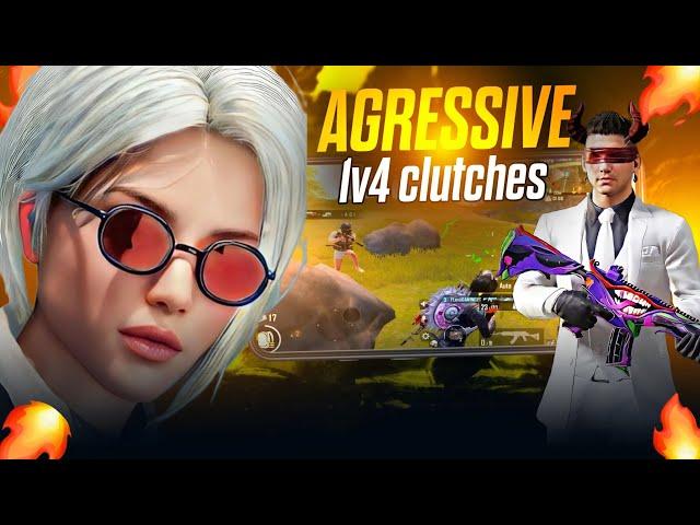 Agressive 1v 4 clutches faster than Chinese players ?? iPhone 13 Bgmi or pubg | BGMI 3.1 Domination