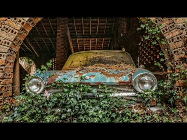 A collection of classic cars found at an abondoned warehouse in Portugal you should see