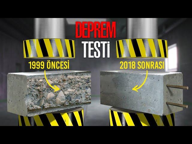 İNŞAAT KOLONLARINA DEPREM TESTİ YAPTIM!