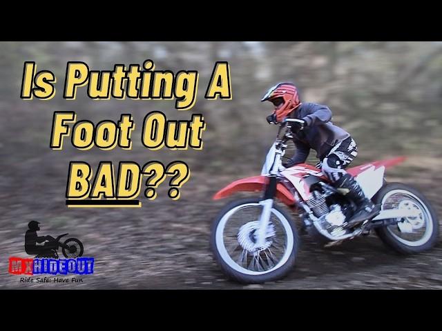 "Never Let Your Feet Leave The Pegs" - Best Dirt Bike Foot Position?