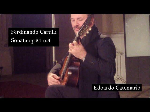 Catemario  Napoli live Carulli Sonata