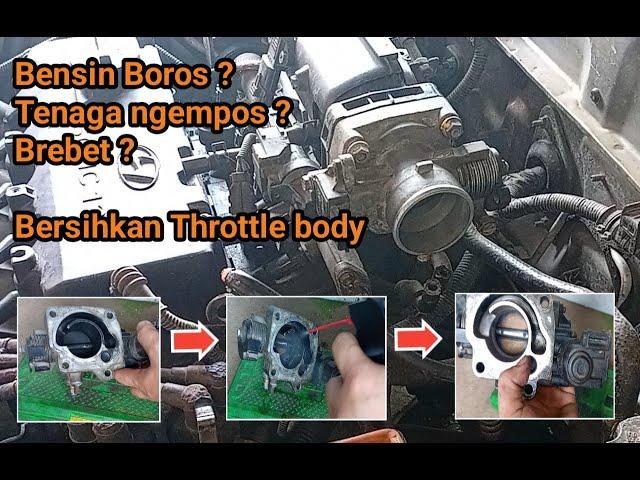 Cara bongkar dan bersihkan throttle body hyundai verna/excell2/avega