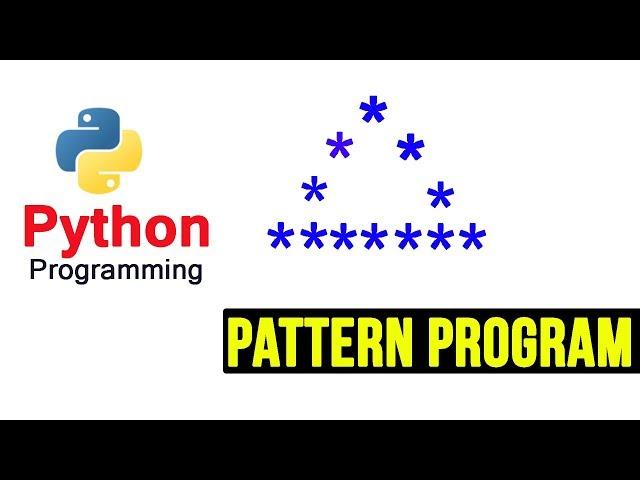 Python Pattern Programs - Printing Stars in Hollow Equilateral Triangle Shape | Pyramid Pattern