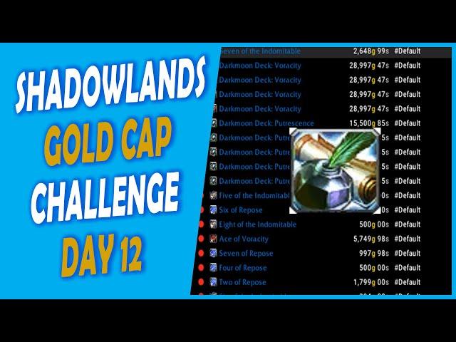 Inscription is the BEST Profession in Shadowlands | The Shadowlands Gold Cap Challenge | Day 12