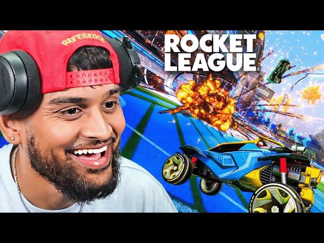 THEY KEEP PLAYING WITH HIS NAME!! (Rocket League)