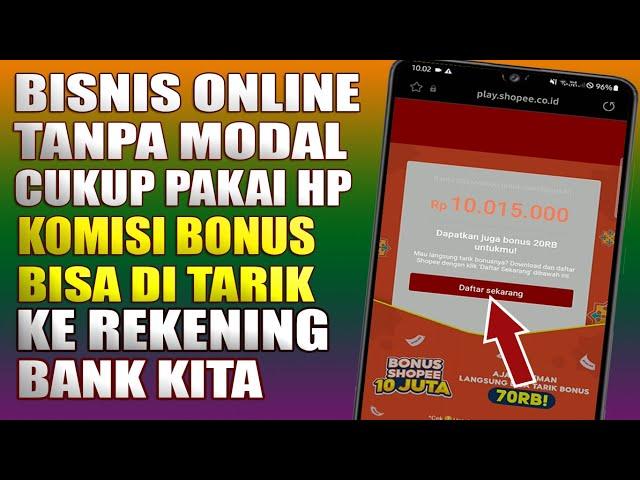 CARA DAPAT UANG DARI SHOPEE TANPA MODAL aplikasi jualan online tanpa modal