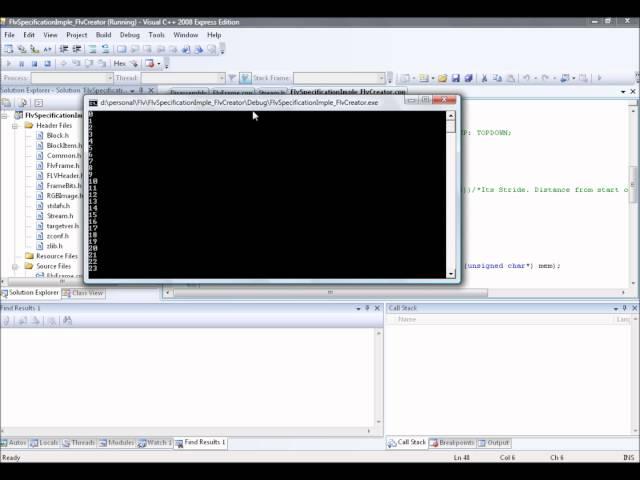 FLV Video File Format Specification Implementation