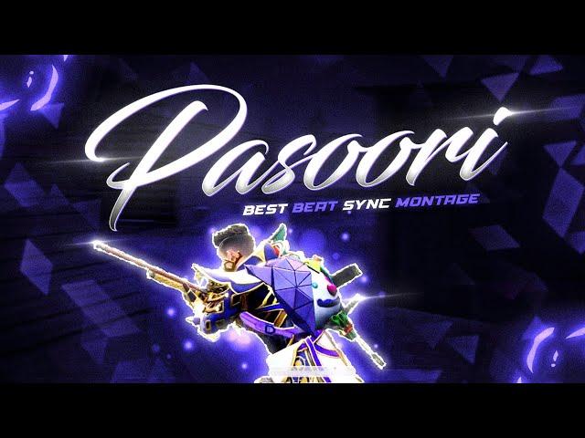 PASOORI - PUBG BEAT SYNC MONTAGE | SAJID GAMING X @ritesh11