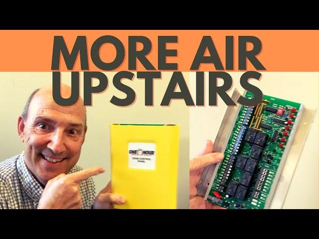 How to get MORE AIR UPSTAIRS // Increase airflow in 2 story house