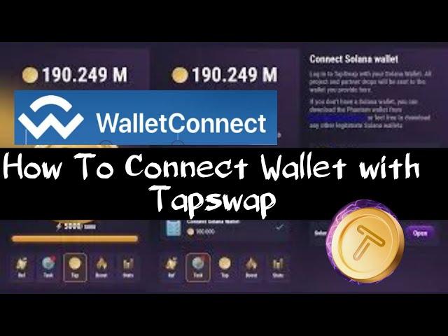 How to connect Tapswap with Wallet |Wallet Fi Tapswap haala ittiin Wal qabsiistan