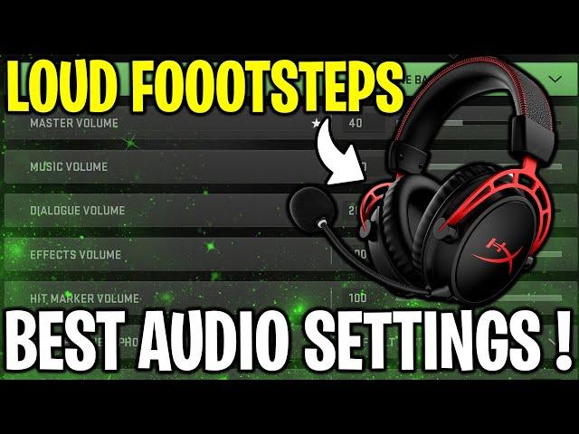 BEST Audio Settings for Modern Warfare 2! (Loud footsteps in MW2)