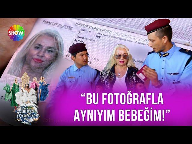 Banu Alkan pasaport kontrolünde tanınmazsa! | Dünya Güzellerim